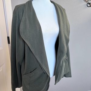 Caslon Petite XL Green Knit Blazer